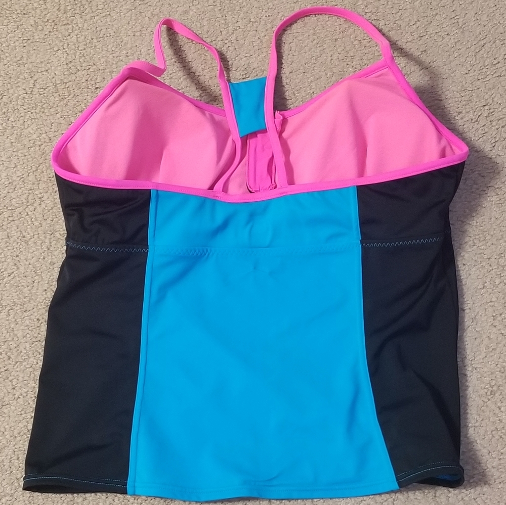Women's Plus Size Tankini Swim Top - Picture 4 of 4